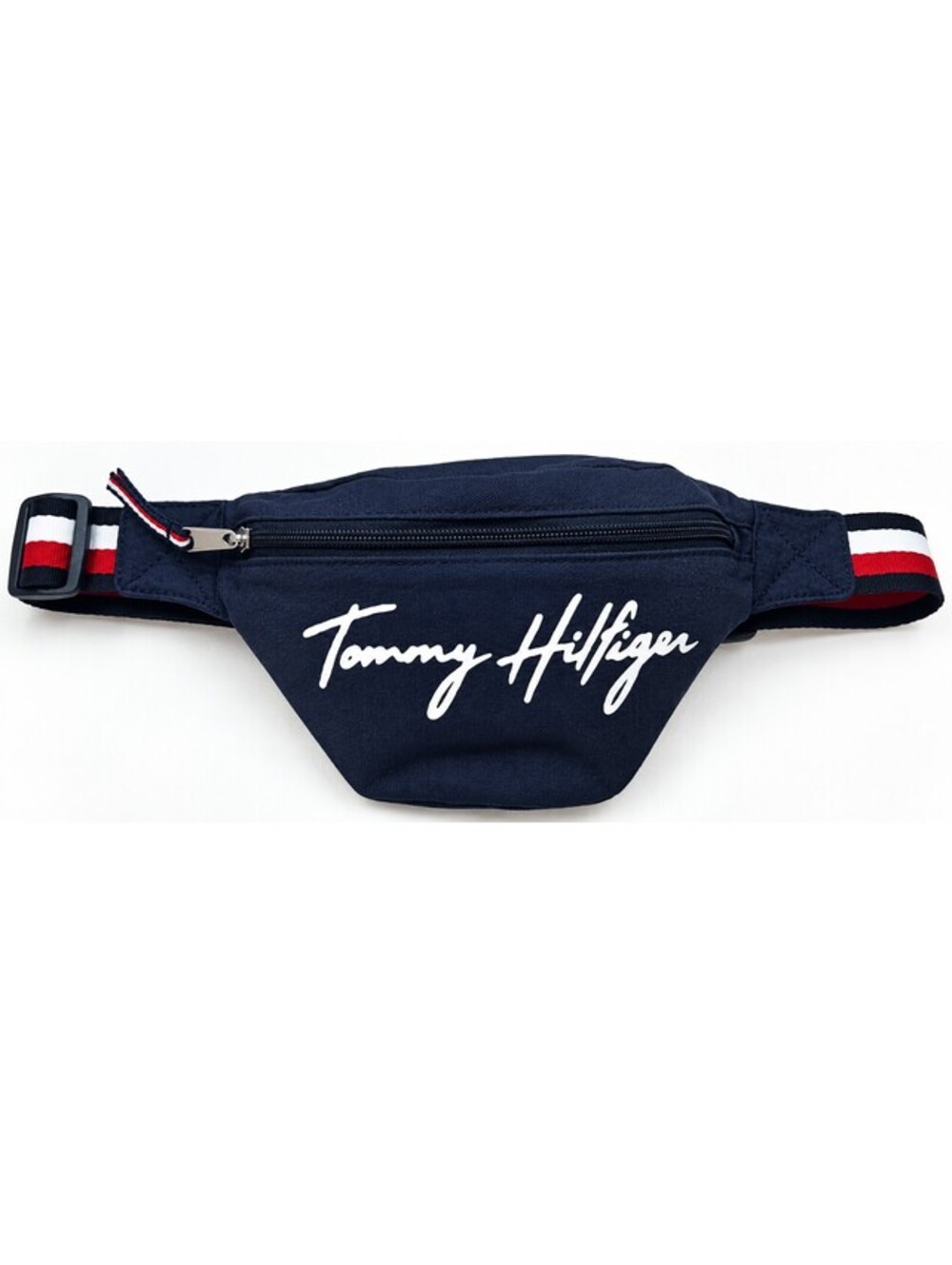 Vintage Tommy Hilfiger Fanny Pack Navy Script Logo 90s Y2K Waist Belt Bag